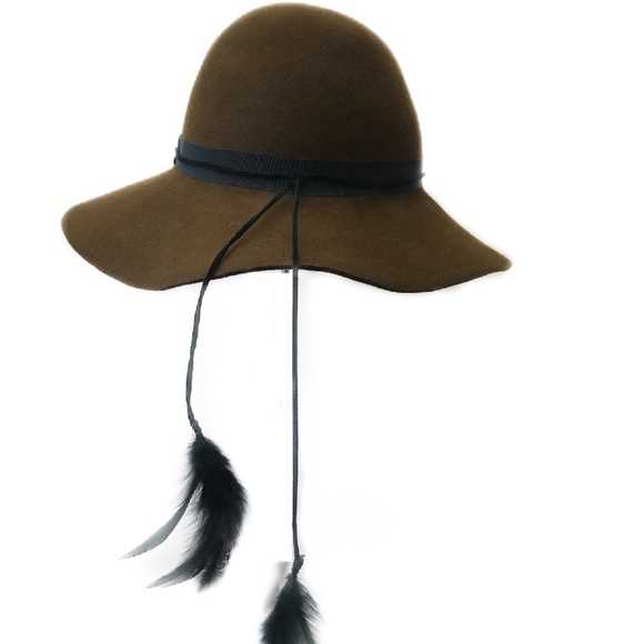 Brown wool hat